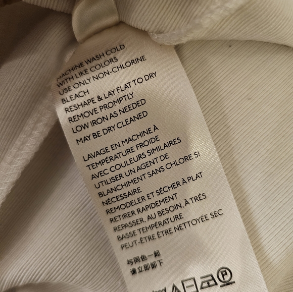 White ribbed heavy tee - Picture 6 of 7